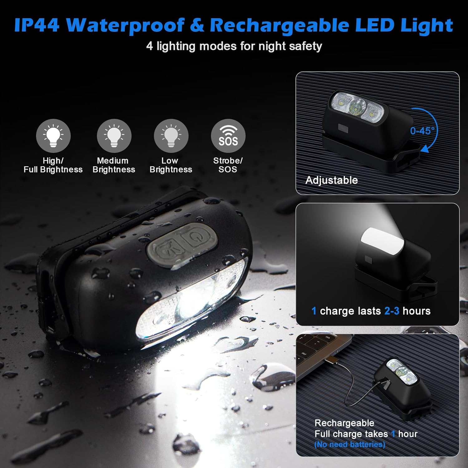 Thumbnail 2 de Nextyu Gilet Running con borraccia 500 ml e luci