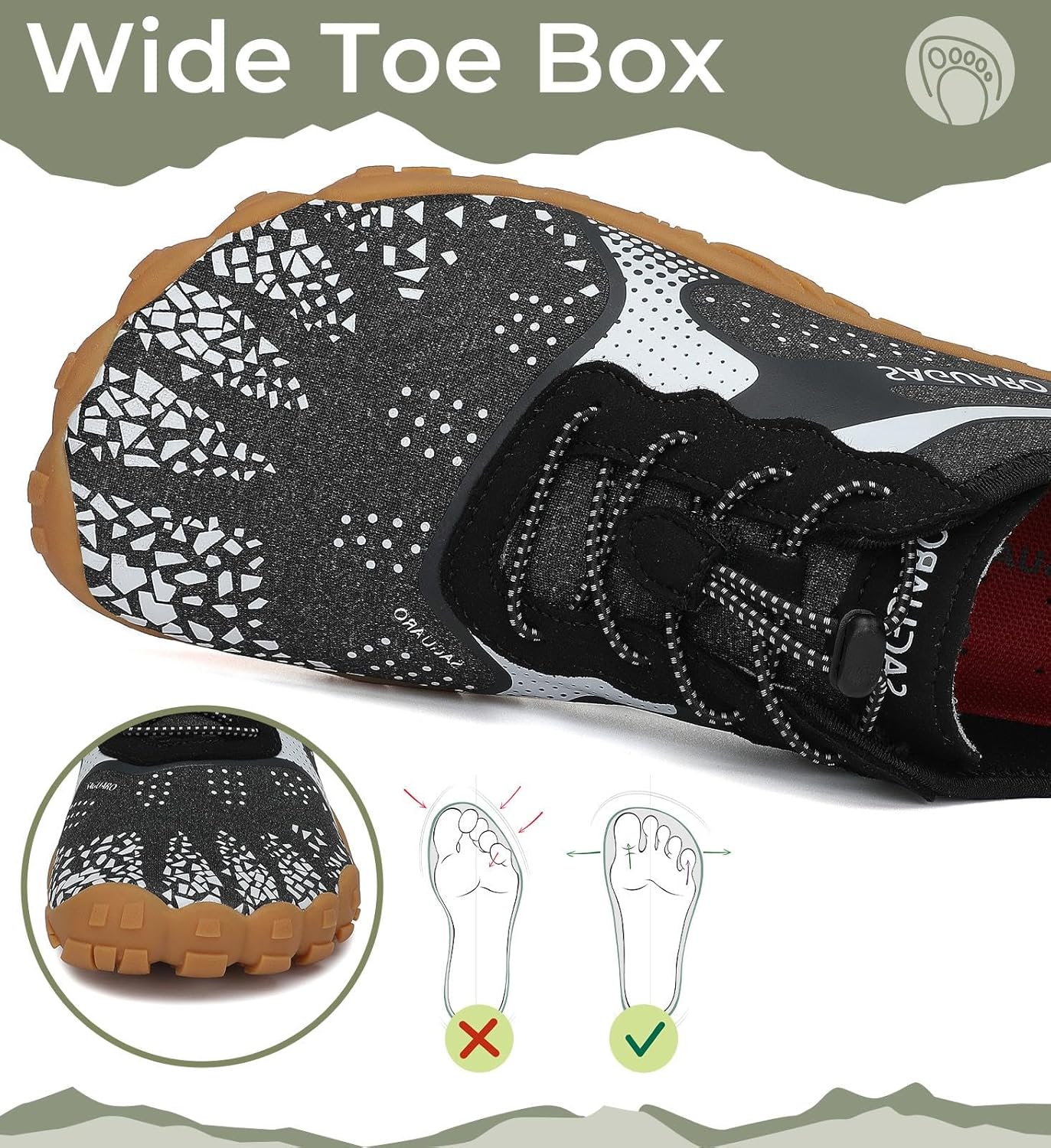 Thumbnail 1 de SAGUARO Chaussure de Barefoot pour Homme et Femme – Shoes pieds nus ultra flexibles