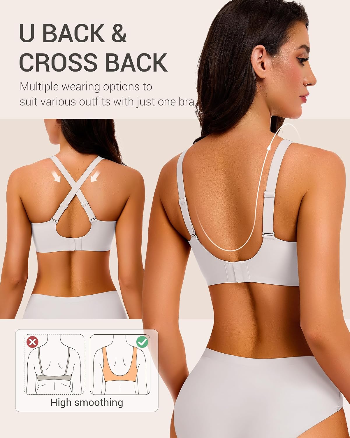 Detalle de Gailife Wireless Plunge Bra