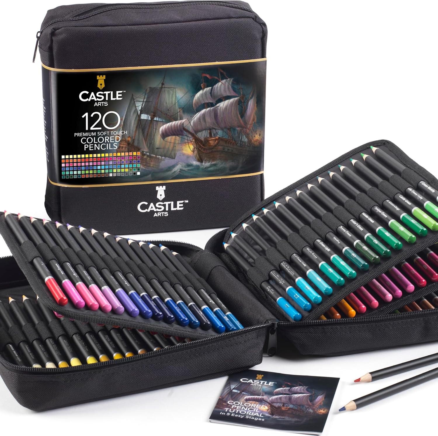 Castle Art Supplies 120 Buntstifte Set 🎨