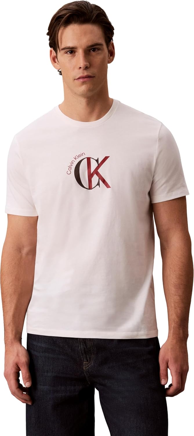 Thumbnail 6 de Calvin Klein Men's 2-Tone CK Graphic Tee LV14RE829G (Pack of 1)