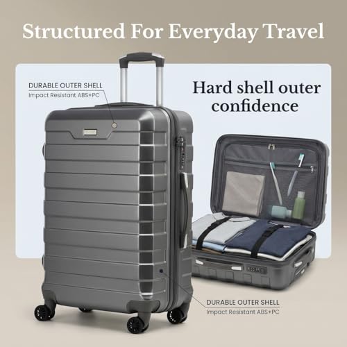 Detalle de RMW Suitcase 24 Inch Medium Hard Shell Check-in Luggage