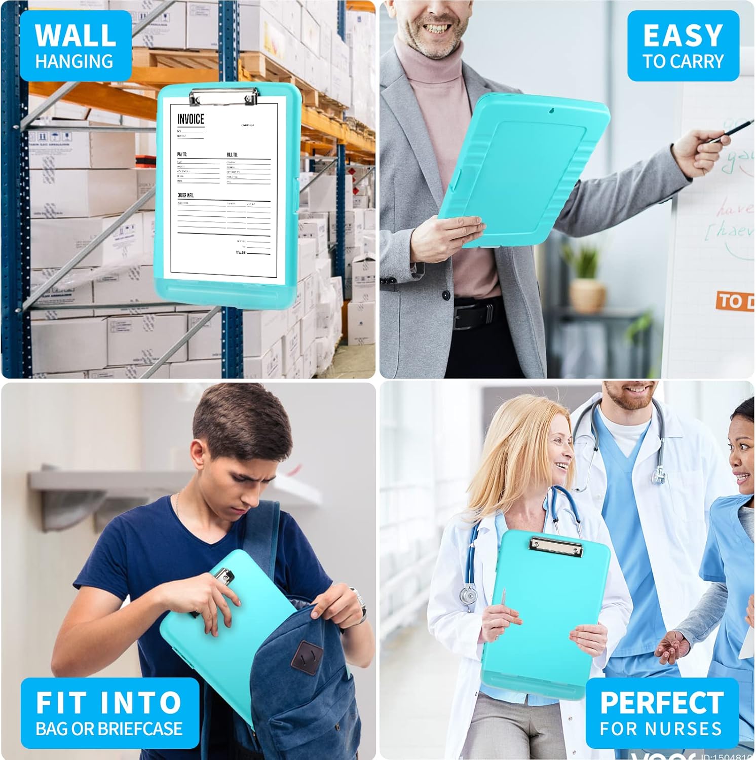 Detalle de DMFLY Clipboard with Storage (Heavy-Duty A4) with Pen Holder