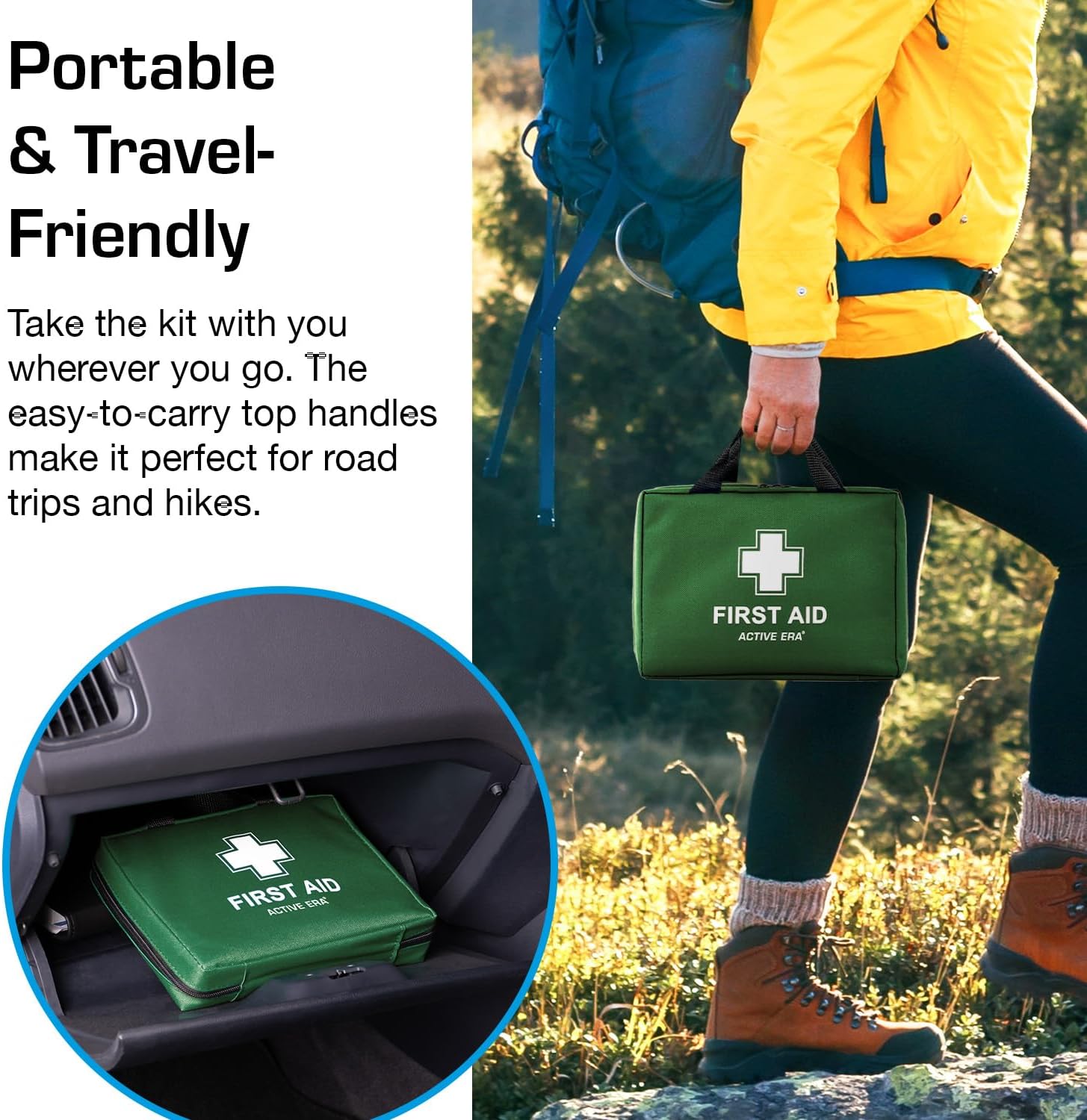 Detalle 2 de 320 Piece Premium First Aid Kit Bag — First Aid 🩹