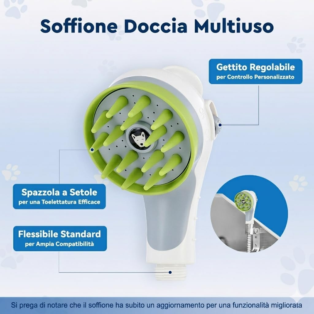Thumbnail 6 de CO-Z Vasca da Bagno per Cani Extra Elevata 86 cm – Toelettatura Professionale in Acciaio Inox