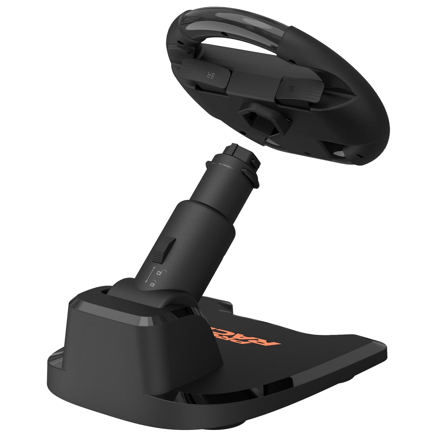 Detalle 2 de Subsonic Lenkrad für Joy-Con von Nintendo Switch und Switch 2 – klappbar mit Ständer & Saugnapfhalterung (schwarz)