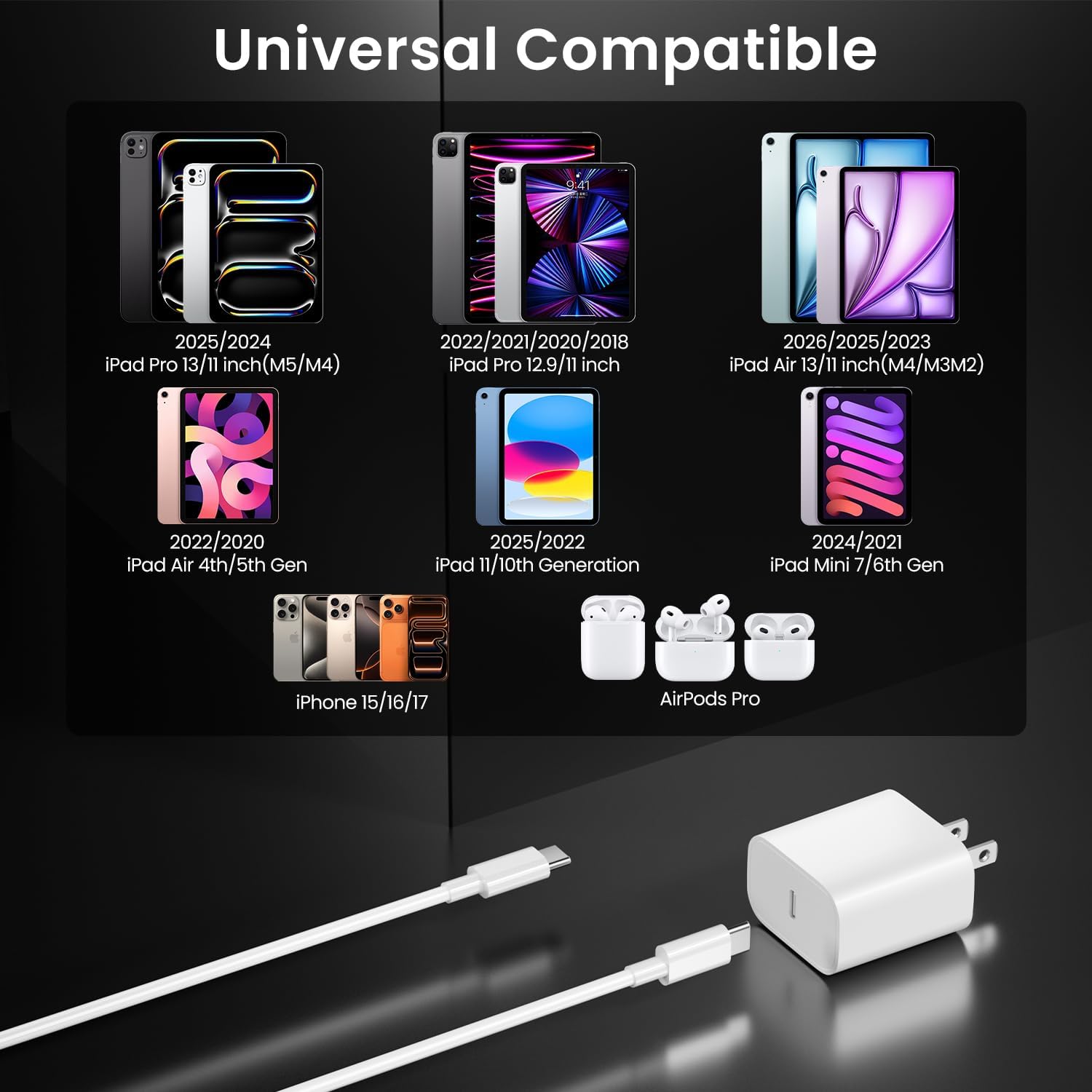 Thumbnail 4 de 20W USB C Fast Charger for iPad