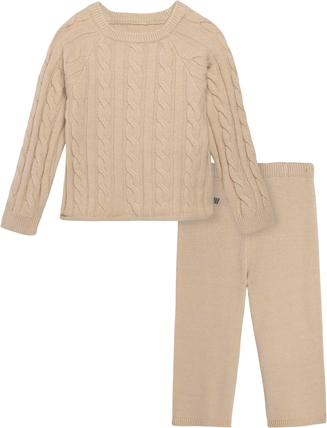 Detalle de Modern Moments by Gerber Toddler Sweater and Wide-Leg Pants Set, 3T