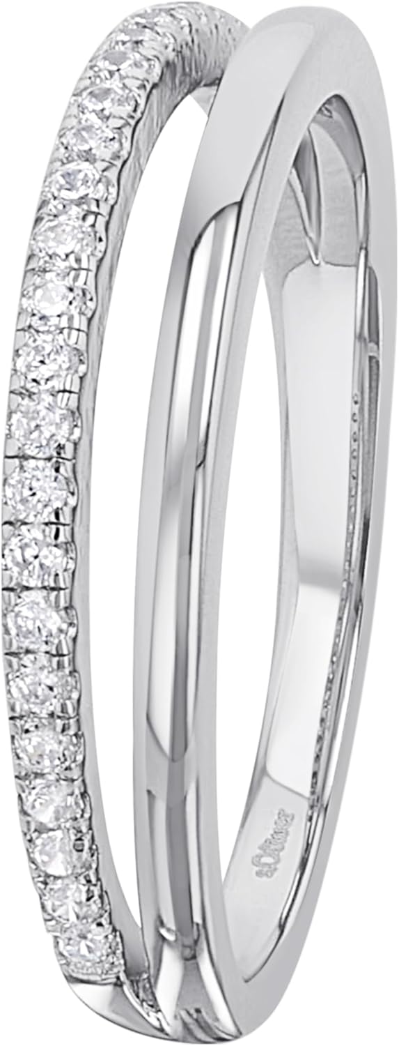Thumbnail 1 de s.Oliver Ring 925 Sterling Silber Damenring mit Zirkonia – Geschenkbox inklusive