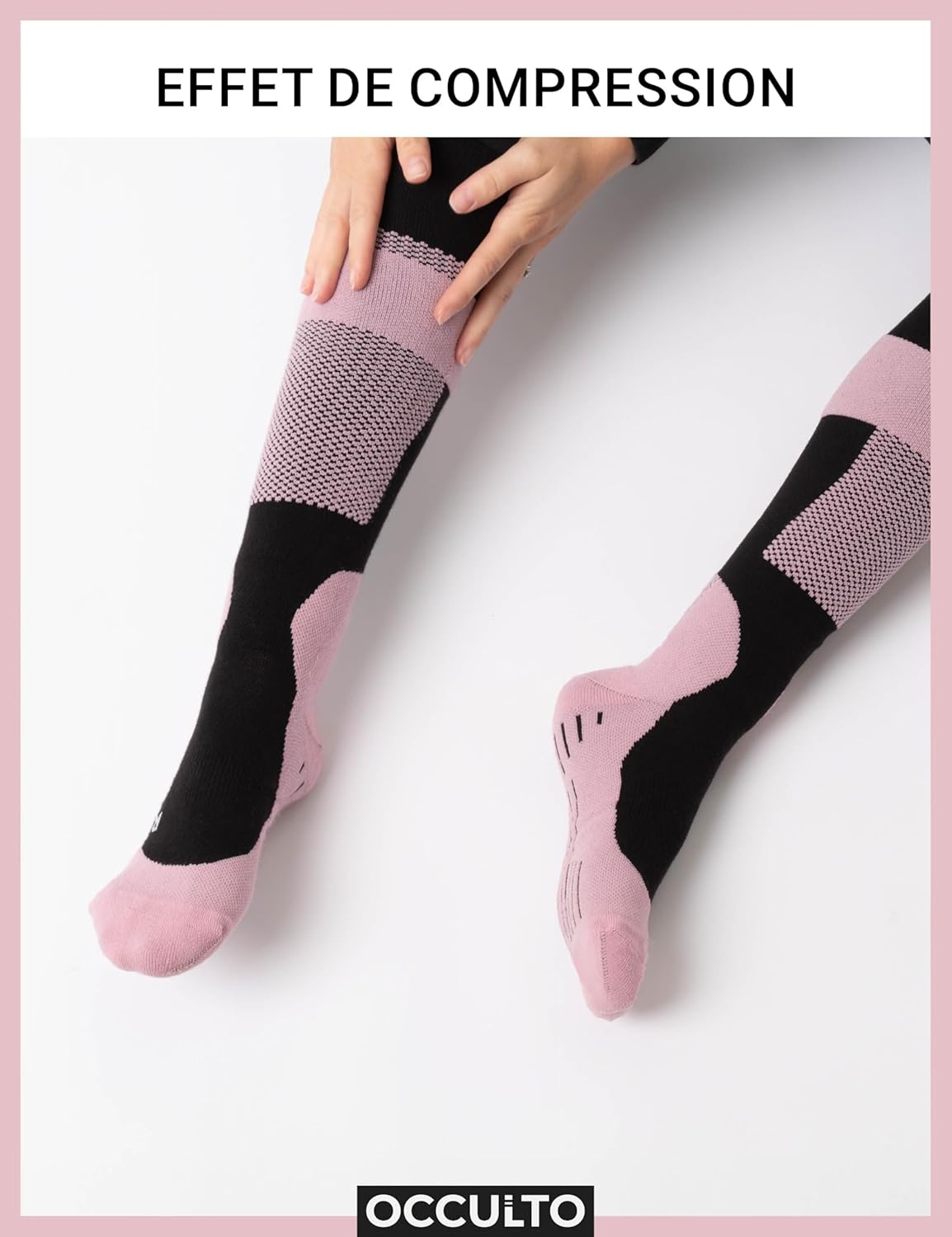 Thumbnail 3 de Occulto Taylor : chaussettes de ski compression homme & femme (lot de 2)
