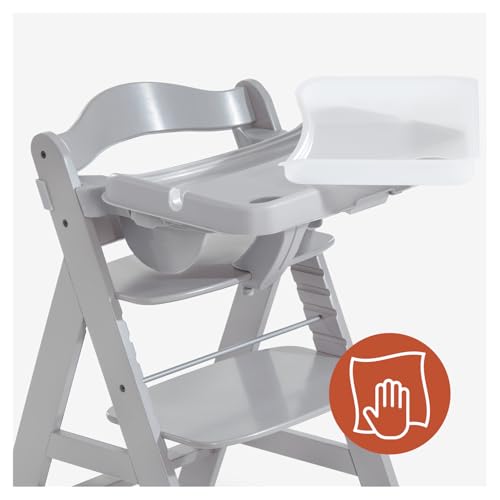 Detalle 2 de hauck Alpha Tray Bandeja regulable y extraíble 6–24 meses 🍽