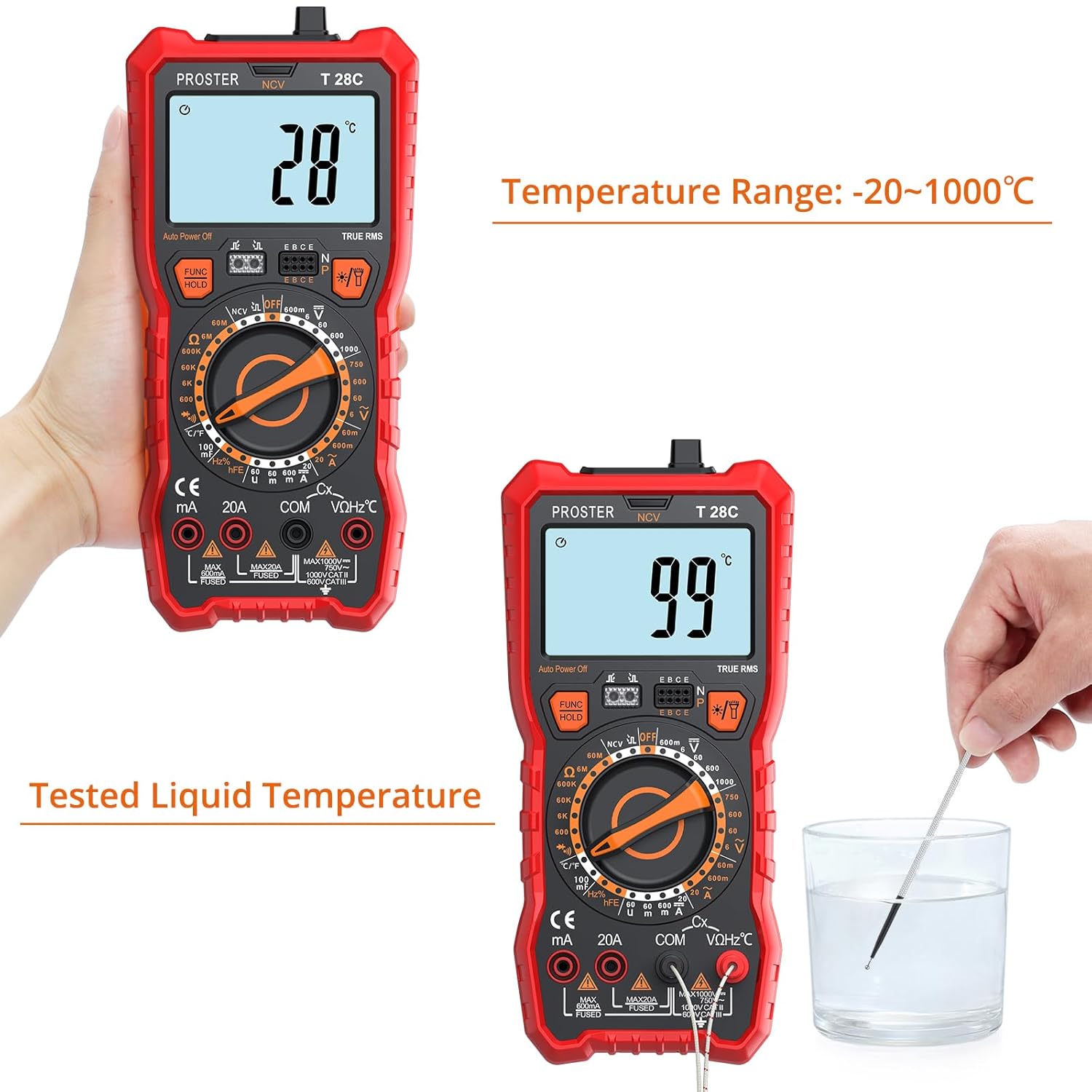 Thumbnail 1 de Proster TRMS 6000 Counts Digital Multimeter: A Prudent Choice for Everyday Electrical Testing