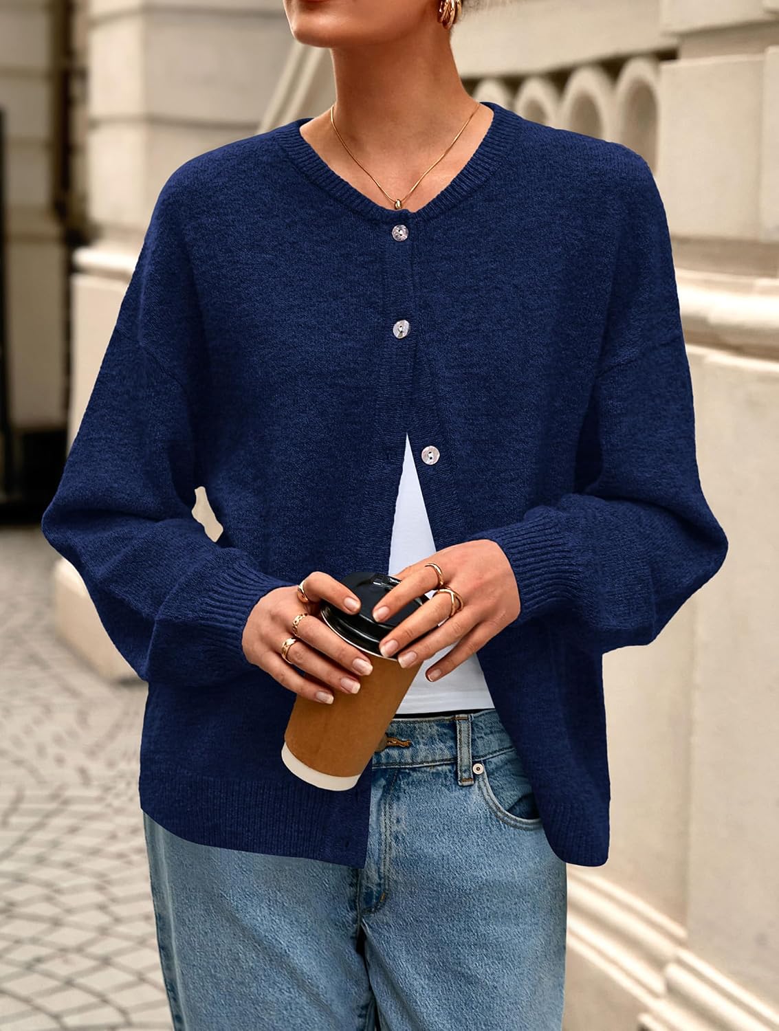 Thumbnail 6 de PRETTYGARDEN Fall Long Sleeve Cardigan for Women