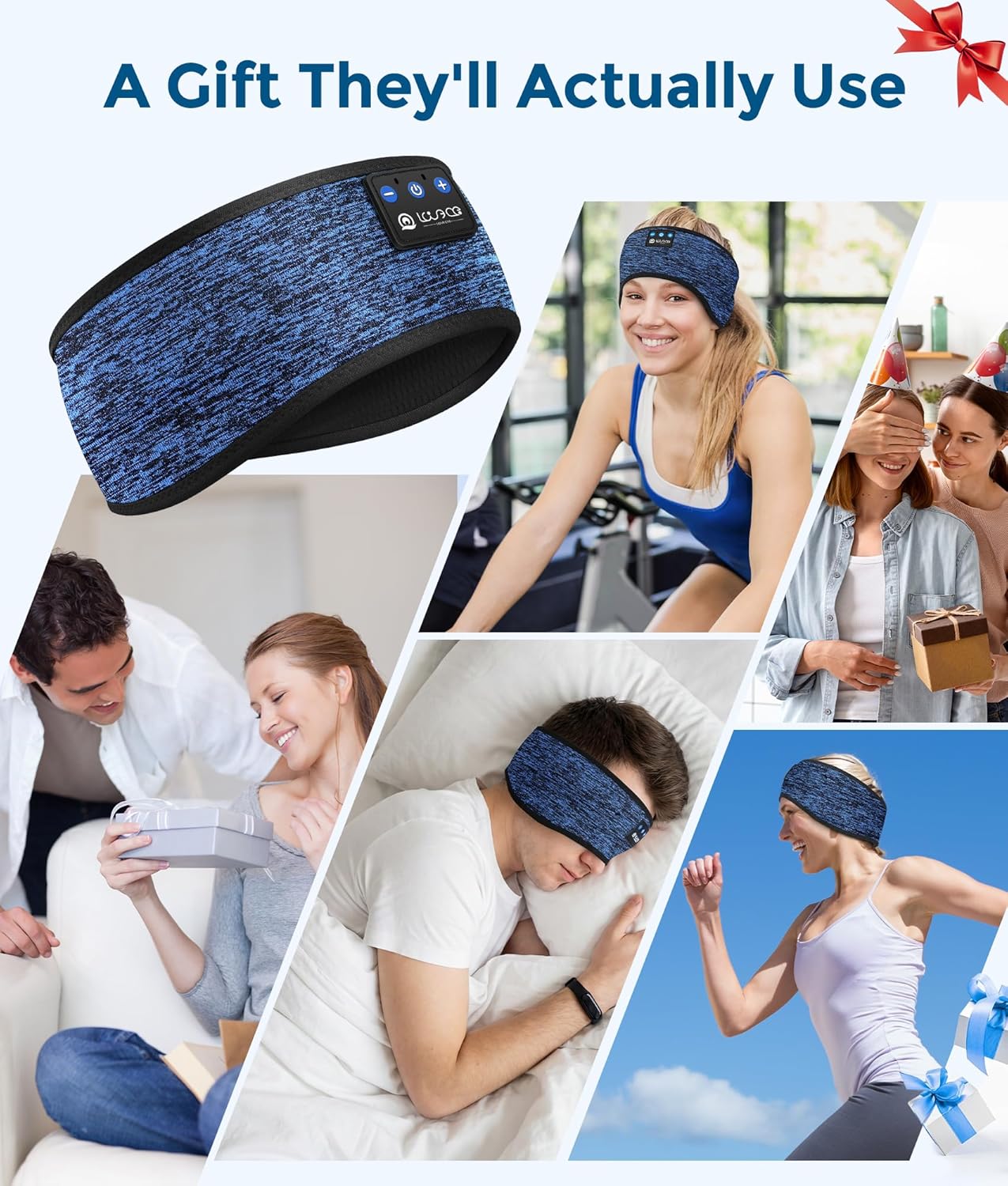 Thumbnail 6 de LOVE EYE Bluetooth 5.4 Sleep Headphones Headband – Breathable Wireless Headband with Ultra-Thin Speakers