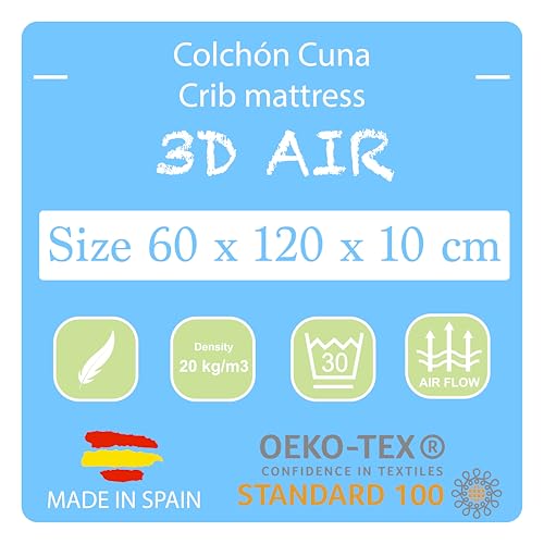 Thumbnail 5 de PEKITAS Colchón 3D Cuna 60 x 120 cm