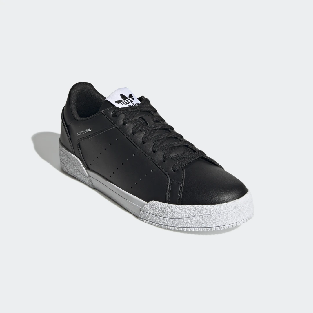 Detalle 2 de Adidas Zapatilla Court Tourino (Negro) – comodidad y estilo para el día a día