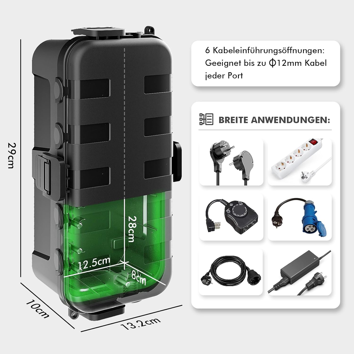 Thumbnail 1 de RESTMO Kabelbox IP54 Außen 29 cm