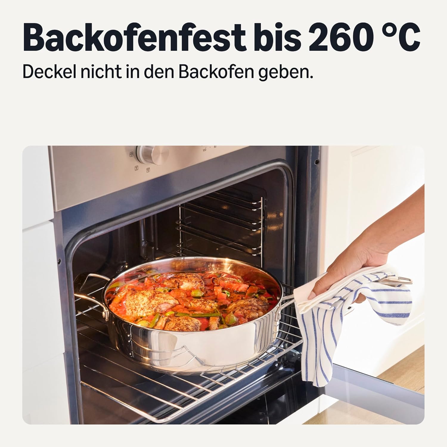 Thumbnail 3 de Amazon Basics 5-Teiliges Topfset aus Edelstahl – Allrounder für alle Herdarten