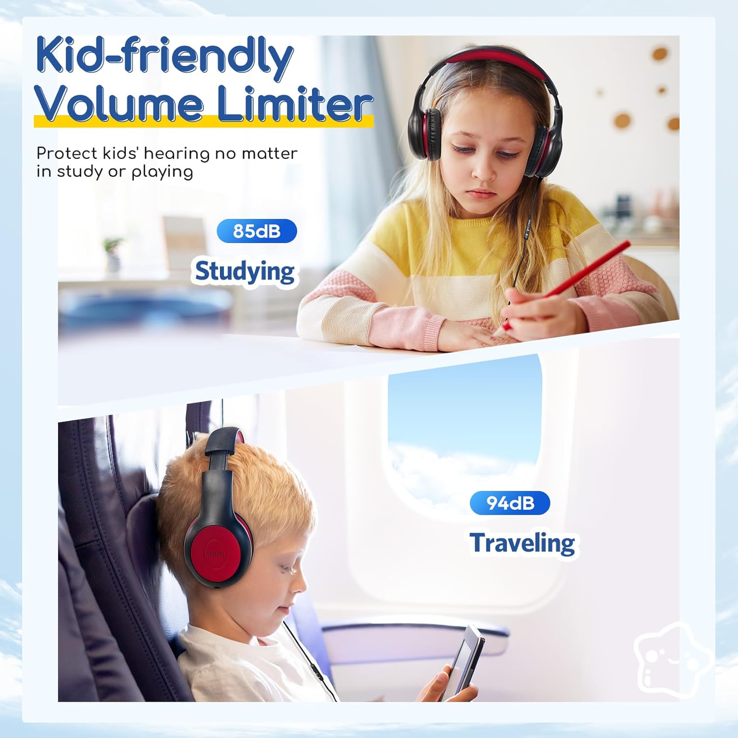Thumbnail 4 de EarFun Kinder-Kopfhörer mit Kabel 198 g