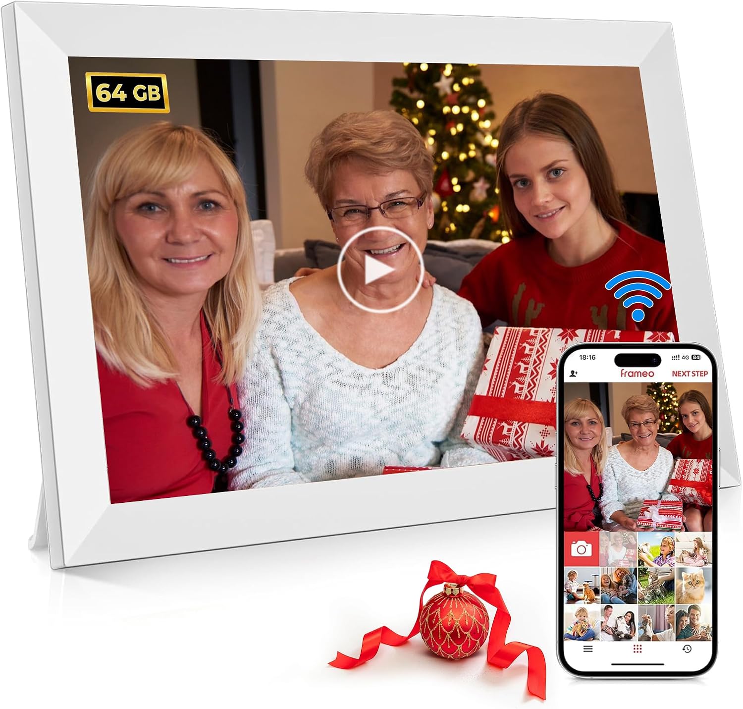 Detalle de 10.1 Inch WiFi Digital Photo Frame, 64GB
