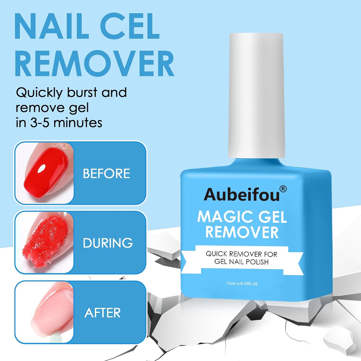 Detalle de Dissolvant vernis semi permanent 2x15ml 💅