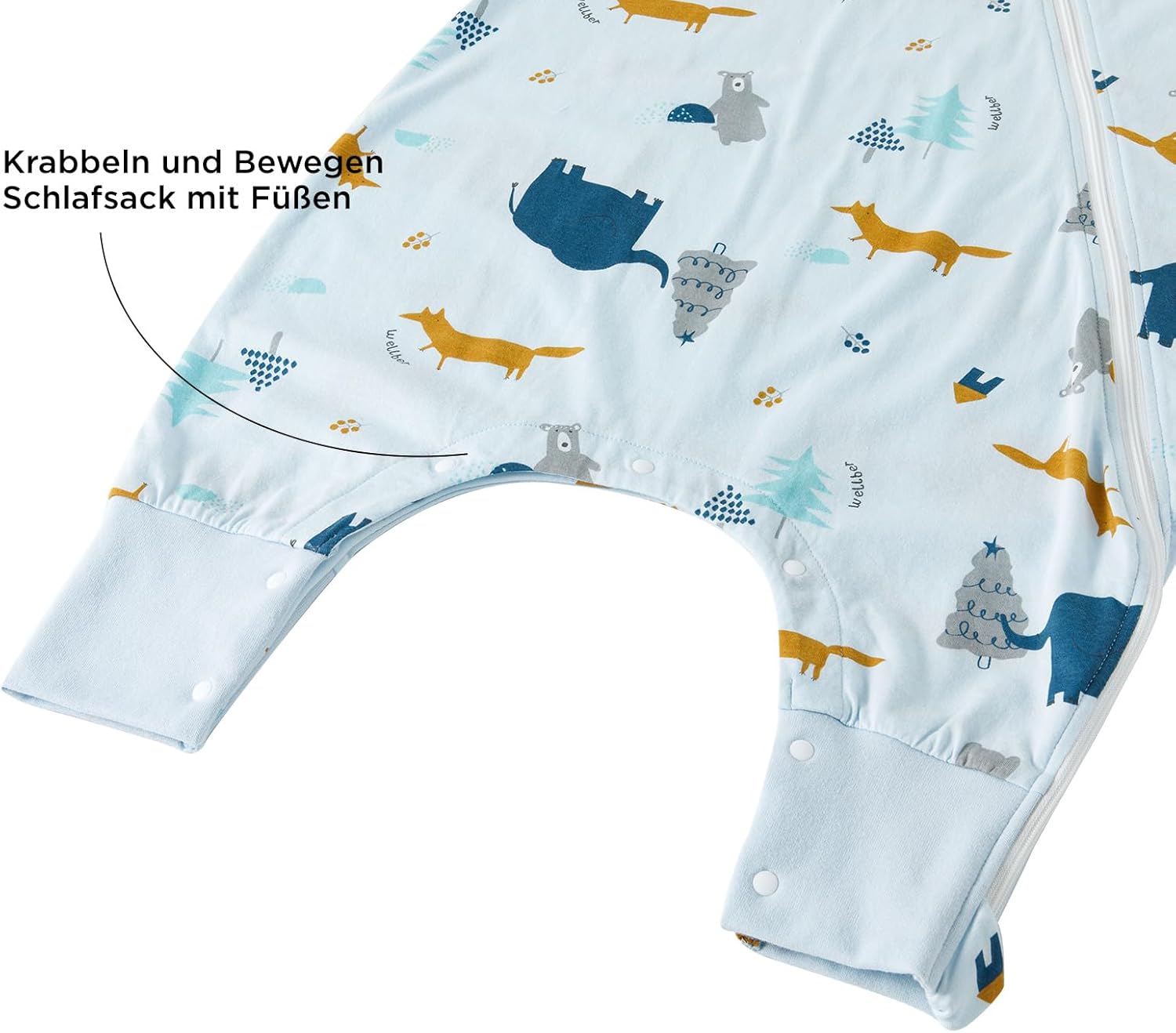 Thumbnail 3 de Duomiaomiao sacco nanna estivo con piedini 0,5 tog in cotone