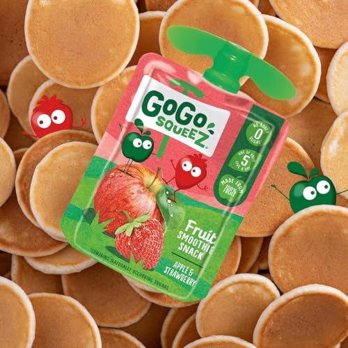 Thumbnail 5 de GoGo squeeZ Apple Strawberry 20x90g: 100% Fruit Pouches for Kids