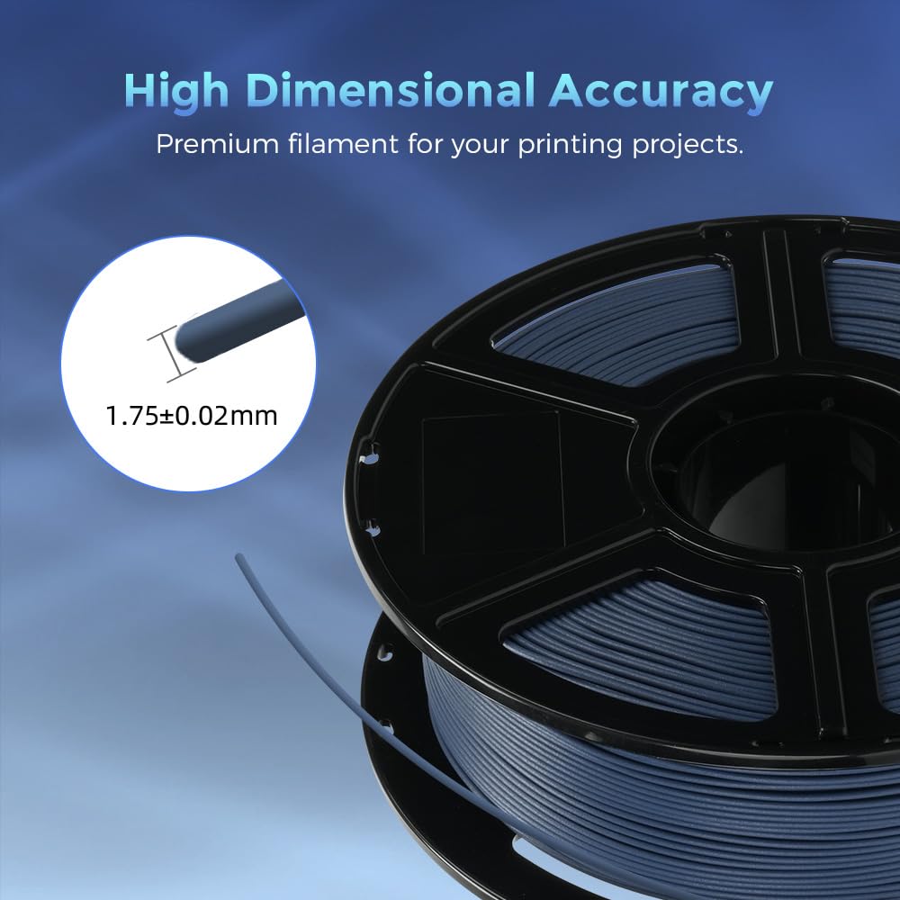 Thumbnail 2 de FLASHFORGE Filamento PLA de fibra de carbono 1.75mm, 1kg 🧱