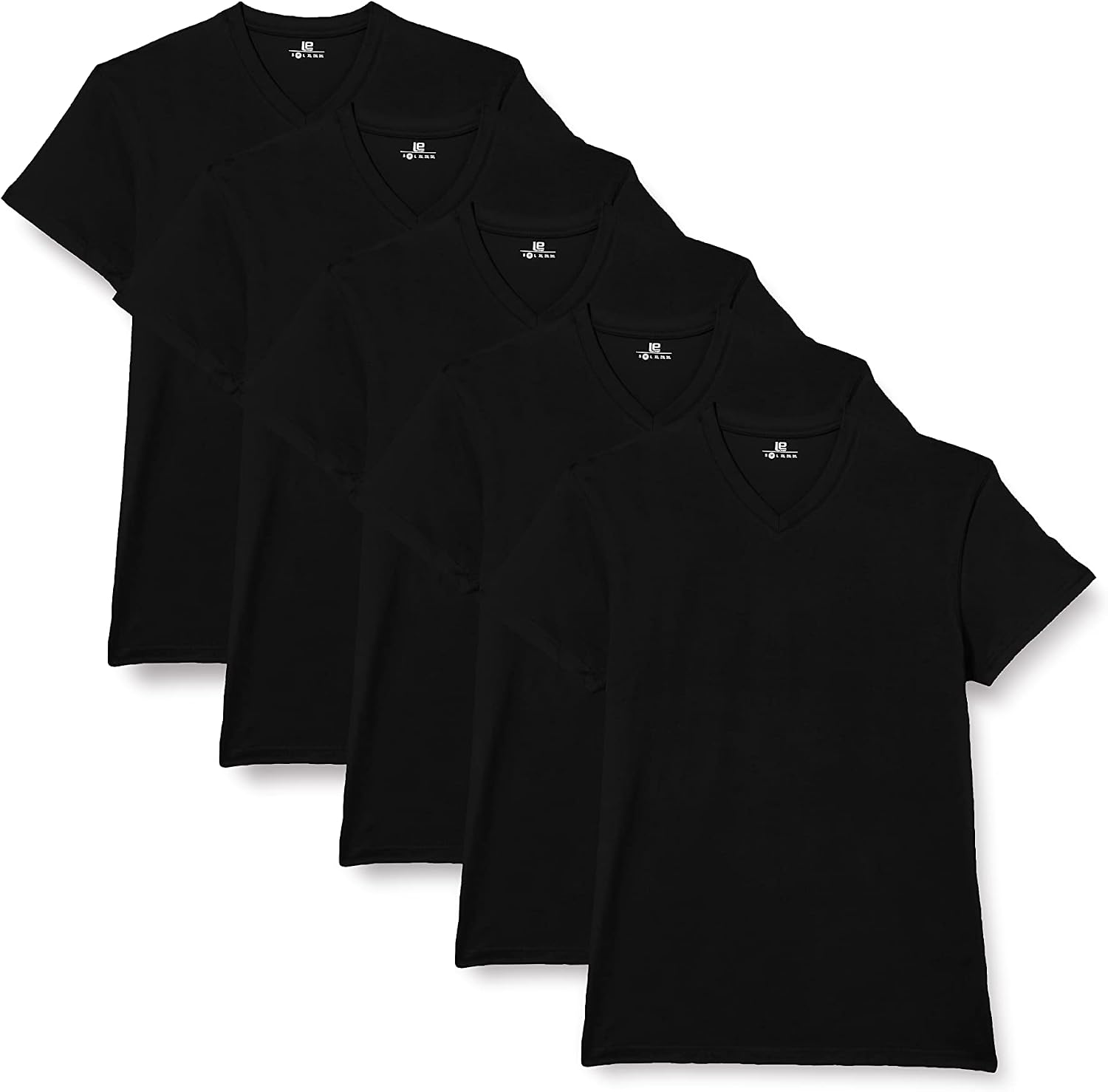 Thumbnail 6 de Lower East Basic V-Ausschnitt T-Shirts 10er Pack
