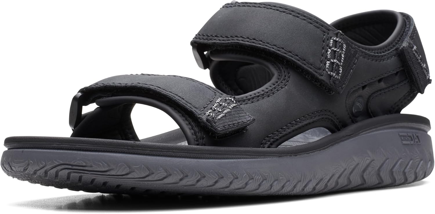 Thumbnail 2 de Clarks Homme Wesley Bay Sandale en cuir souple pour un confort au quotidien