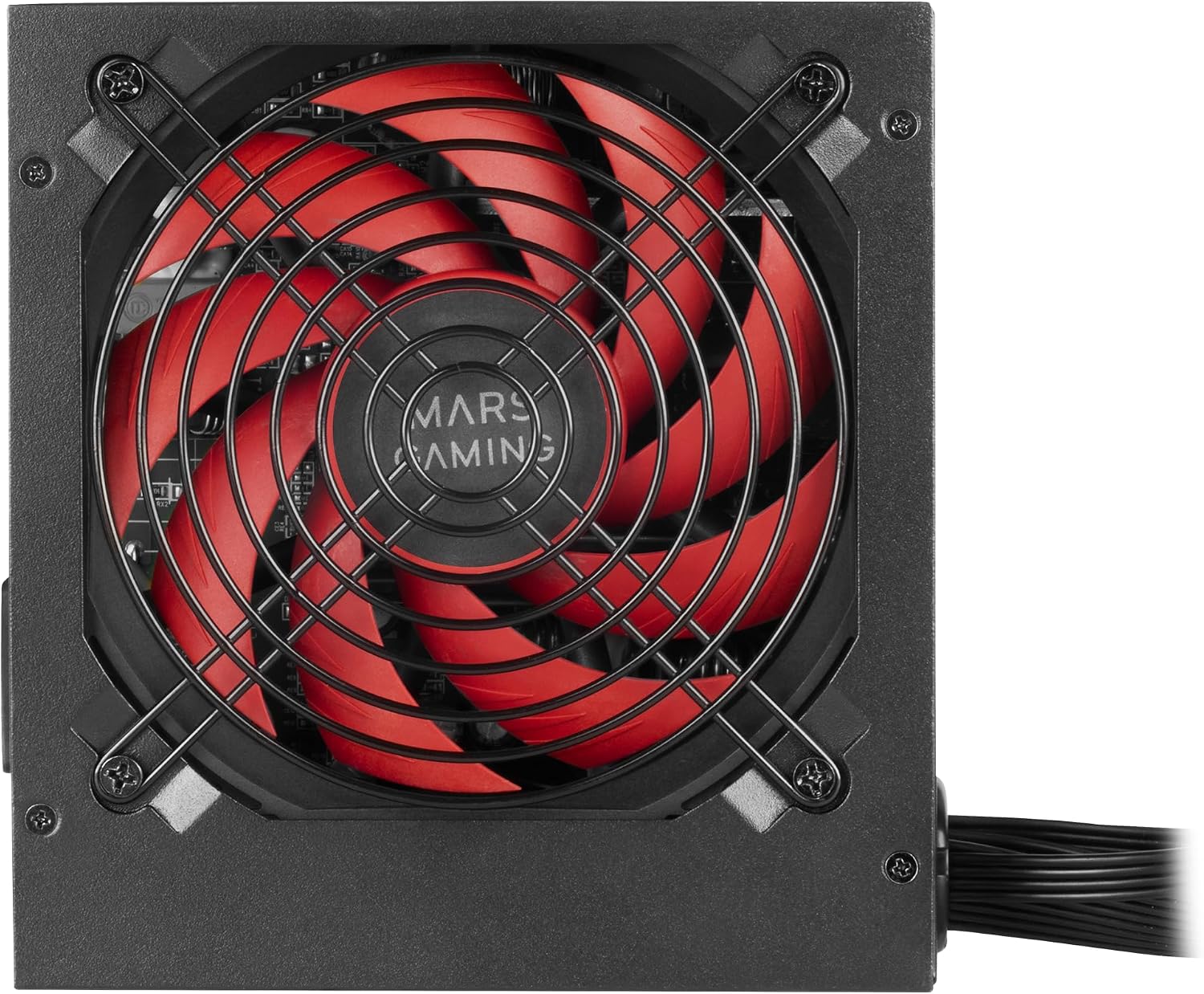 Detalle de Mars Gaming MPIII550P ATX Power Supply, 550W, 85% Efficiency, Flat Cables
