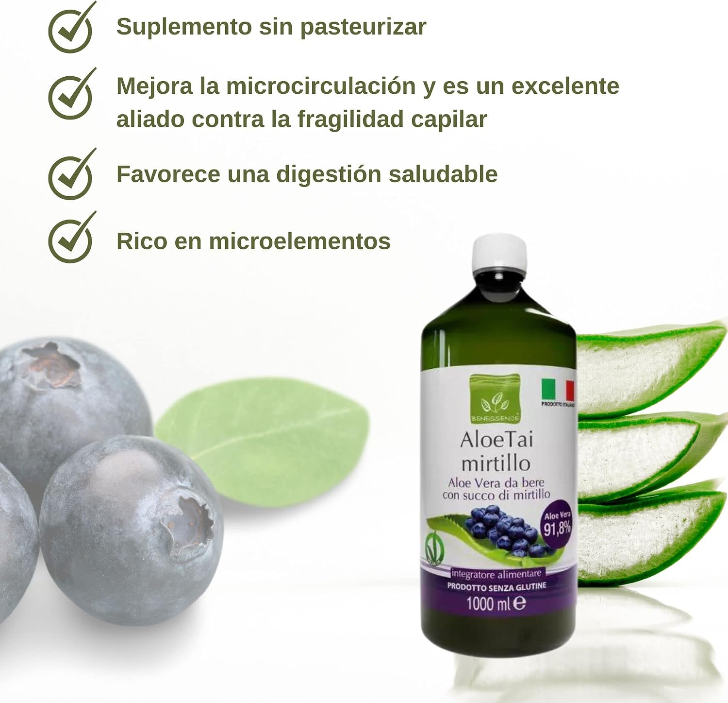 Thumbnail 5 de Benessence 3L: Aloe, Arándanos y Granada Natural