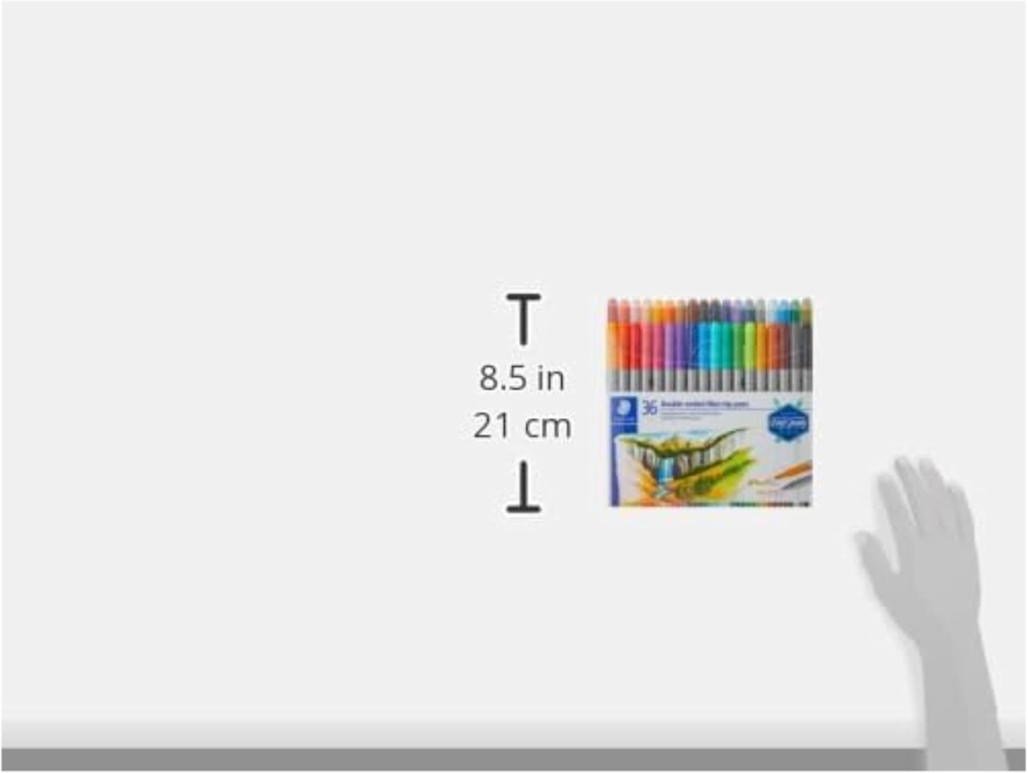 Thumbnail 3 de STAEDTLER Doppelfasermaler TB36 – Zweifach-Spitzen, 36 Leuchtfarben, Schachtel mit Klarsicht