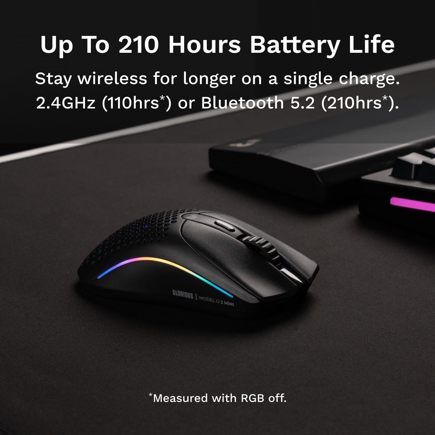 Detalle 2 de GLORIOUS Model O 2 Mini Wireless Gaming Mouse, 57 g, 26K DPI Sensor