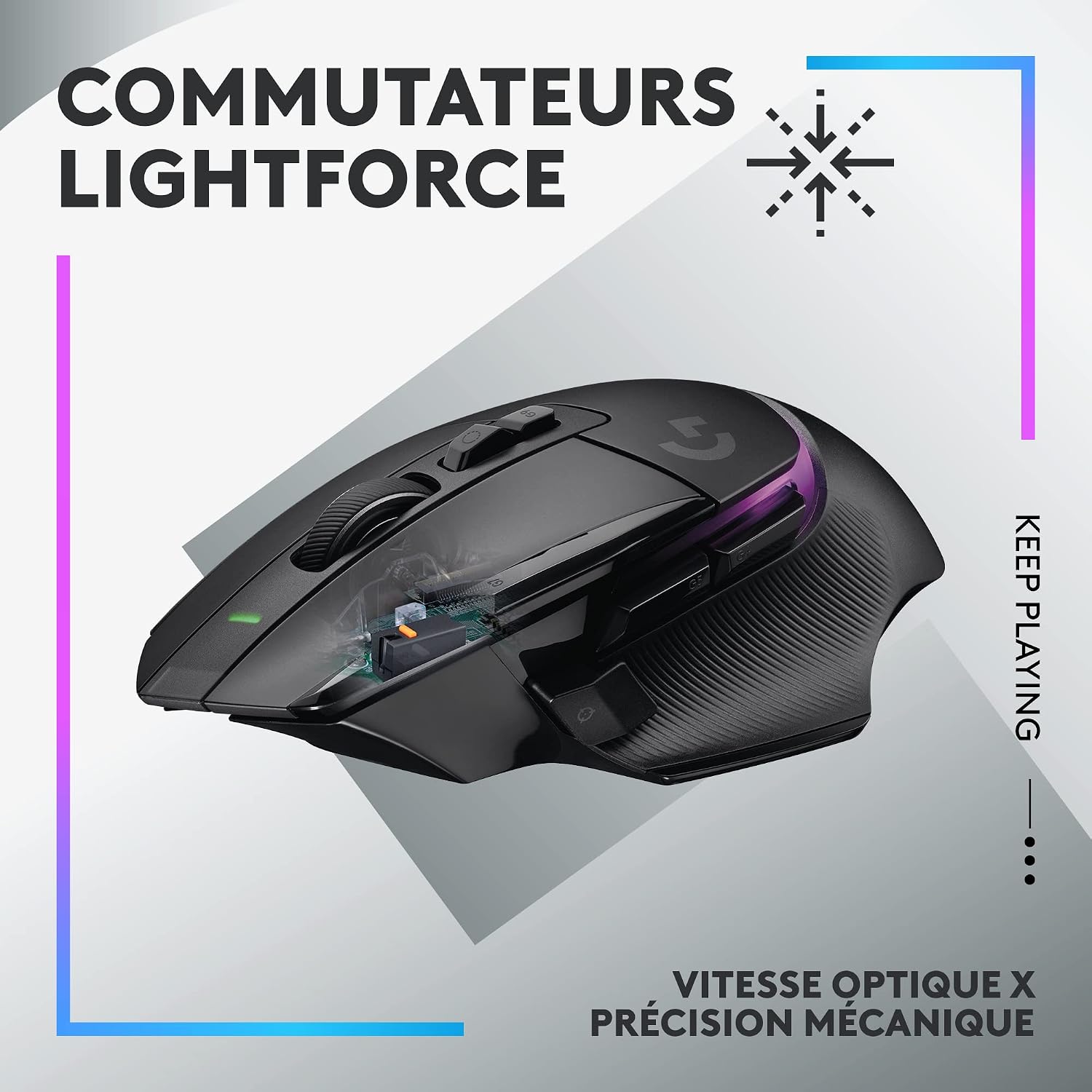 Thumbnail 1 de Logitech G502 X PLUS Lightspeed – Souris Gaming sans Fil, RGB et HERO 25K