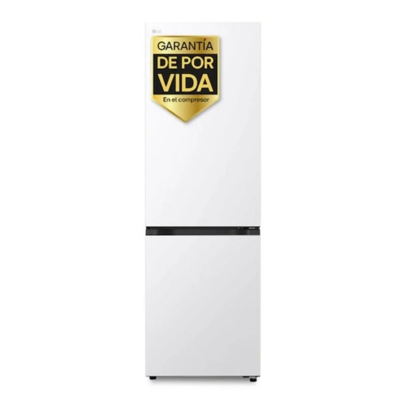 Detalle de Frigorífico Combi LG GBBSJ10DSWE No Frost 186 cm 333 L Blanco con WiFi IA