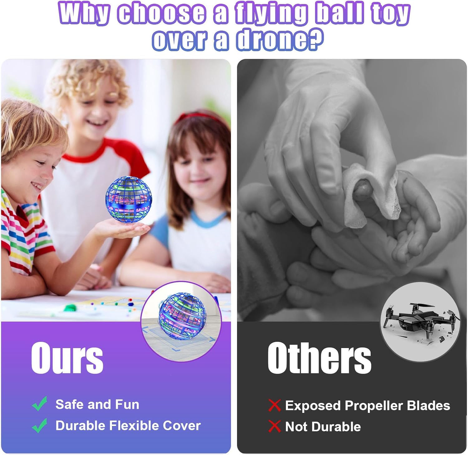 Detalle 2 de XINHOME Flying Ball Orb 2025 hover toy 🛸