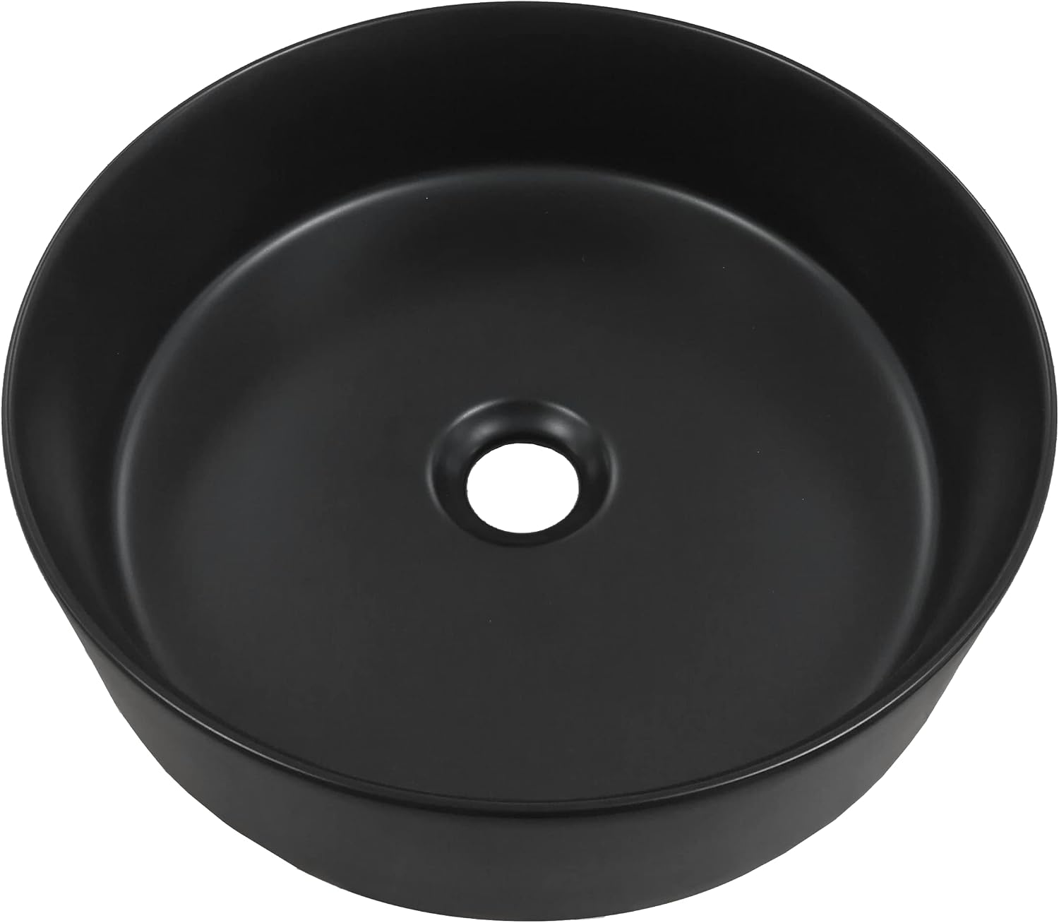 Thumbnail 1 de Baikal Lavabo Cerámico Negro Mate 37 cm