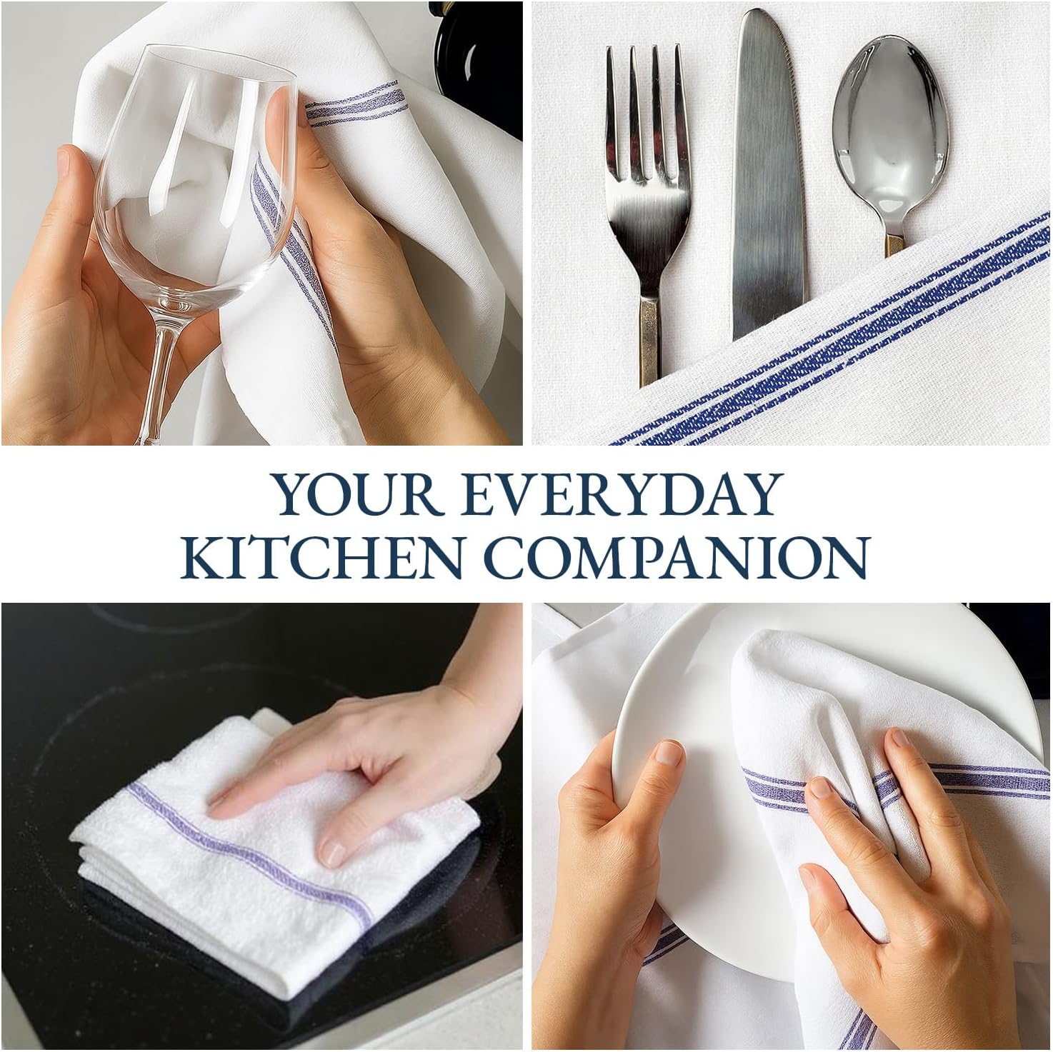 Thumbnail 6 de LANE LINEN 14x25 Dish Towel Set