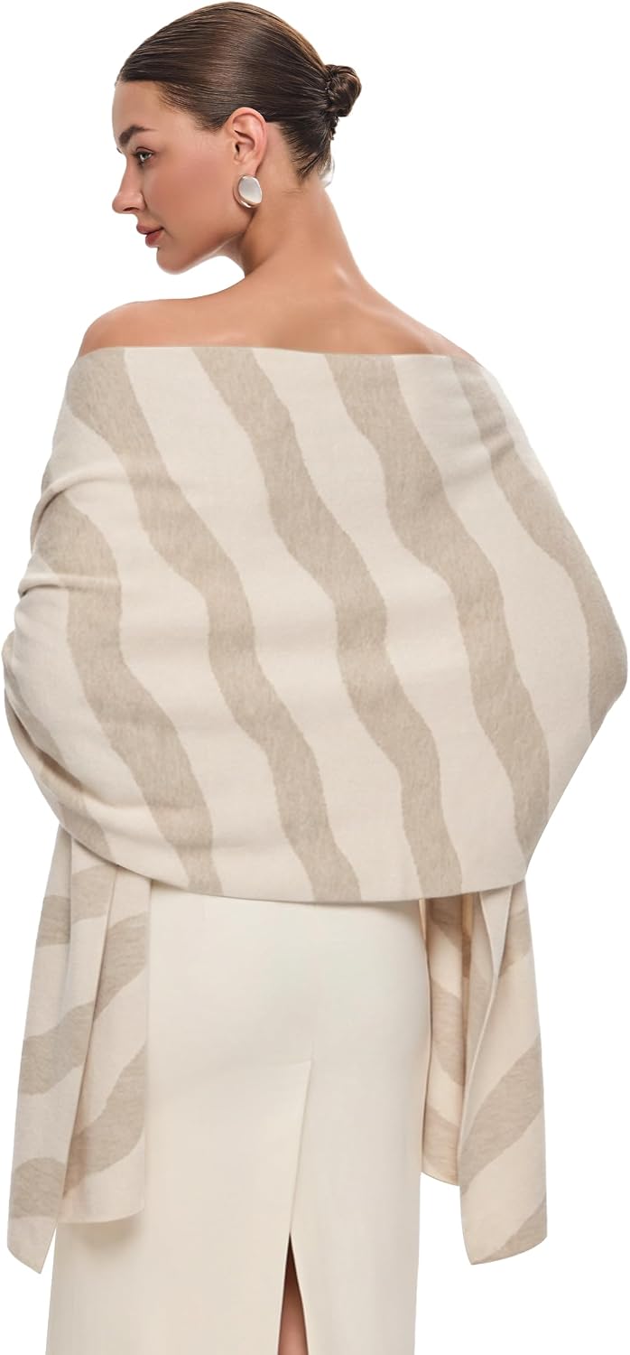 Thumbnail 6 de PULI Women's Pashmina Shawl Wrap