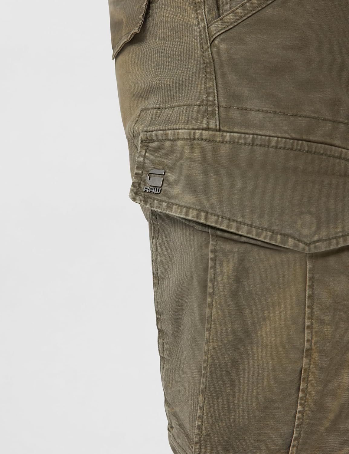 Detalle de G-STAR Herren Rovic Zip 3D Regular Tapered Pants mit verstellbarem Saum