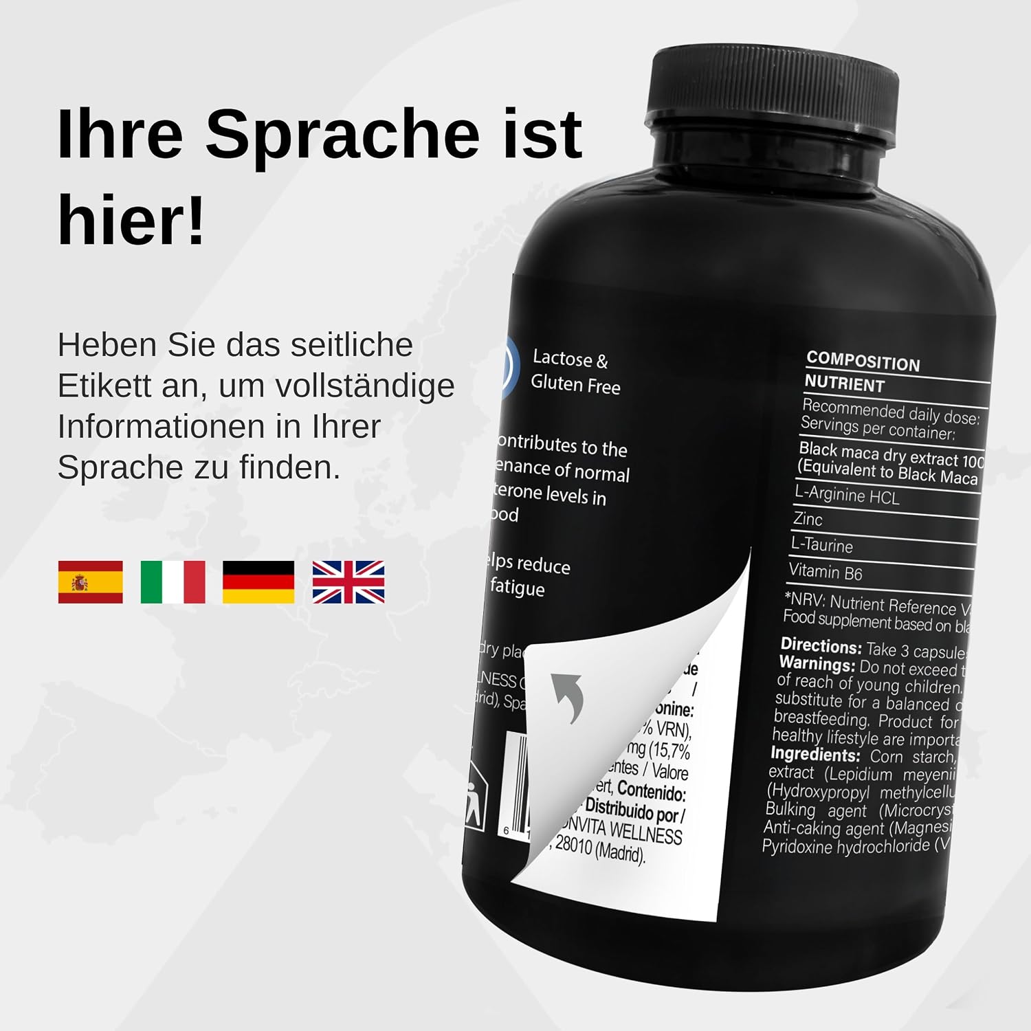 Thumbnail 6 de Maca Plus 45.000 mg Schwarze Maca