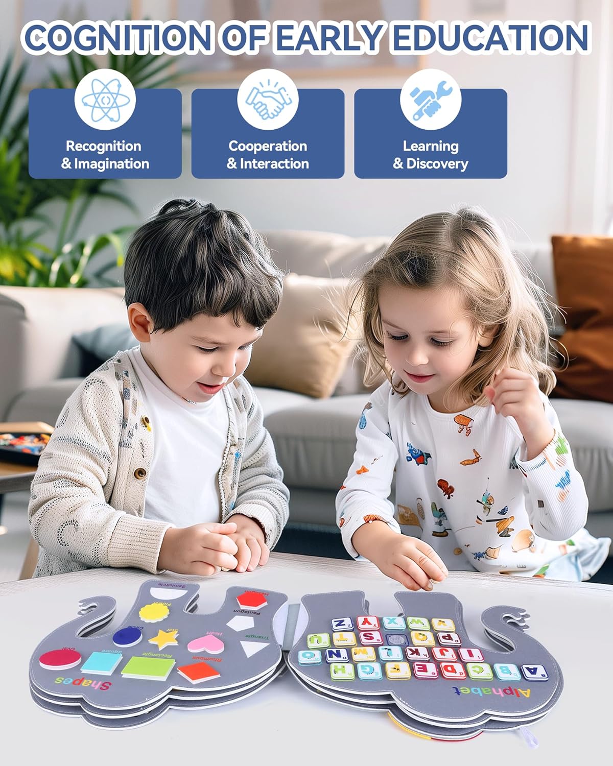 Thumbnail 5 de Heypappy Busy Board Montessori 12-in-1 – Lernspielzeug für Kleinkinder ab 1+ Jahr