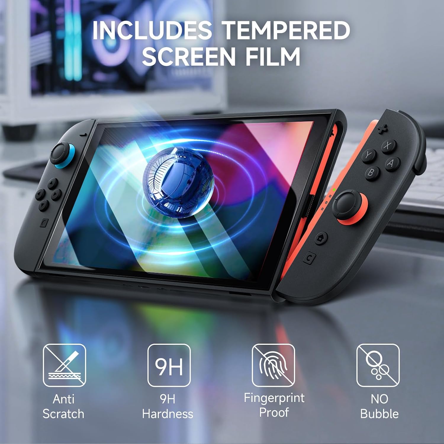 Detalle 1 de AceGamer SW2 case Switch 2 Carrying Case, Hard Shell, 20-Card Storage