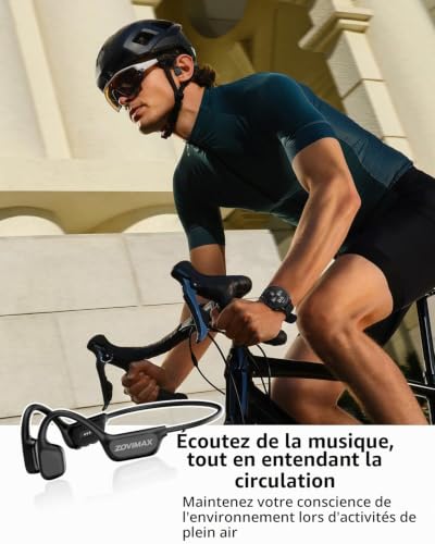 Thumbnail 6 de ZOVIMAX Casque Conduction Osseuse Natation — IPX8, MP3 8 Go et Bluetooth 6.0