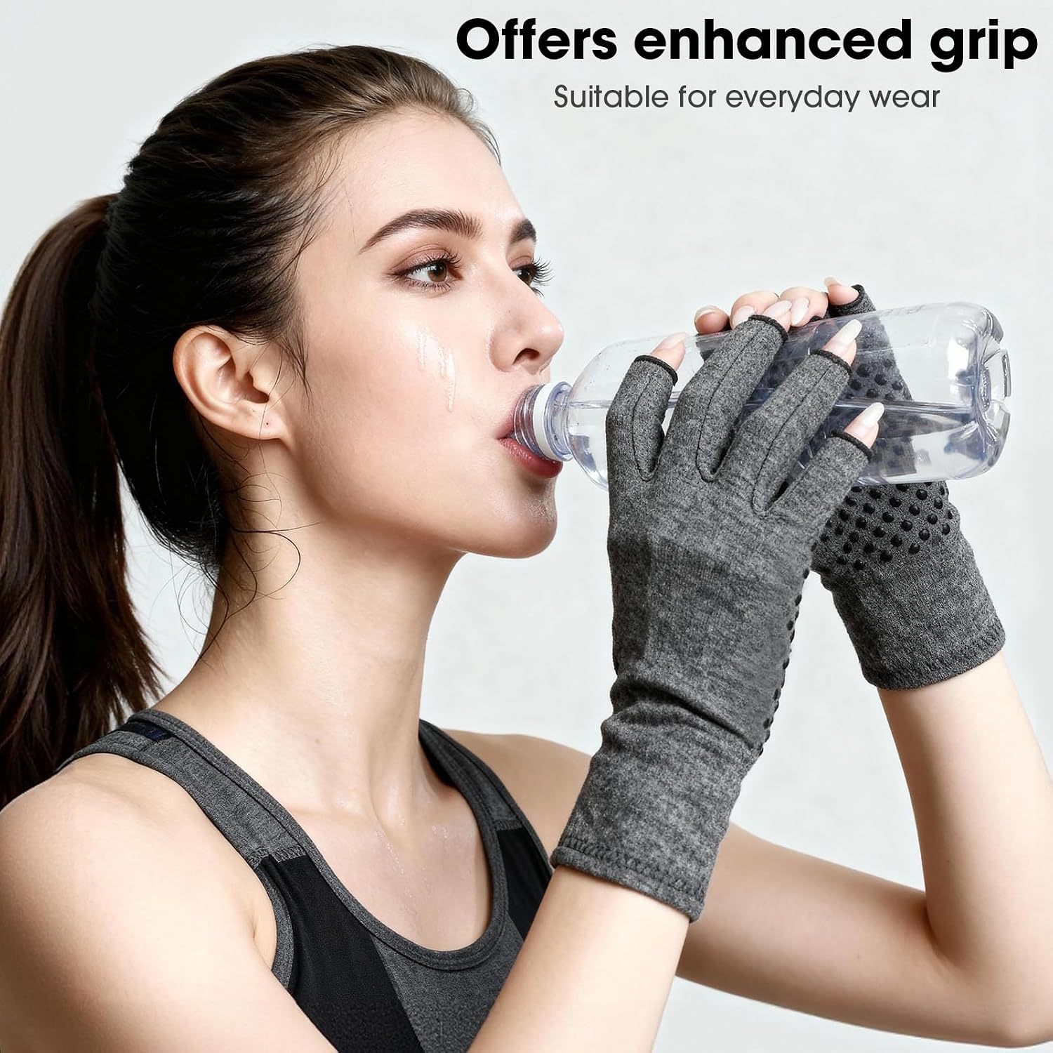 Detalle 2 de SUPERFA 2 Pairs Compression Arthritis Gloves