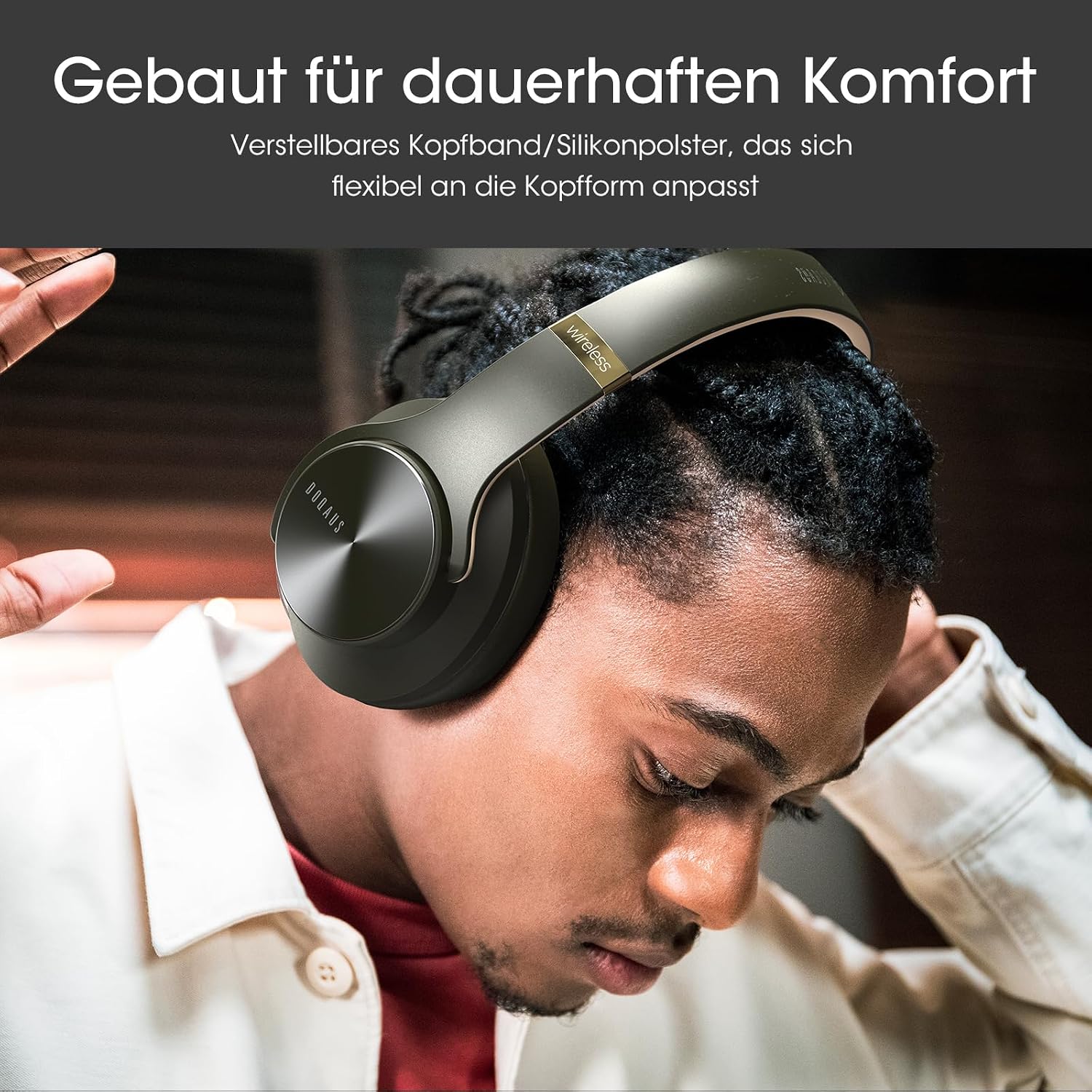 Thumbnail 3 de DOQAUS Care 1 Over Ear Kopfhörer 90 Std