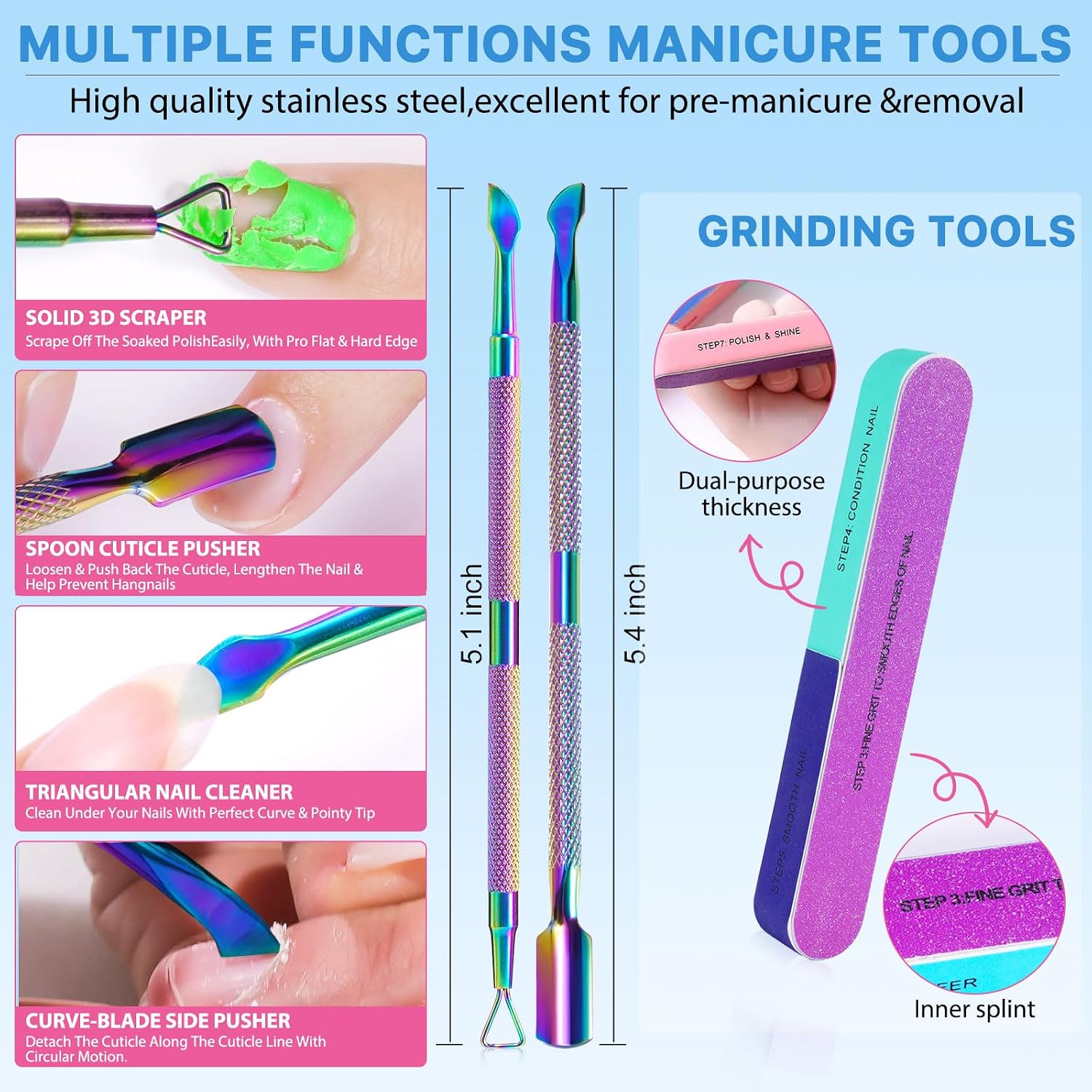 Thumbnail 6 de Solvente per Smalto Semipermanente di Lxitian — rimuove semipermanente agilmente senza stagnola