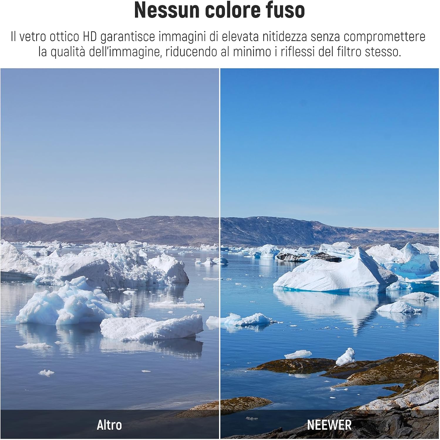 Thumbnail 5 de NEEWER Filtro di protezione UV per fotocamere Fujifilm serie X100 (telaio argento)