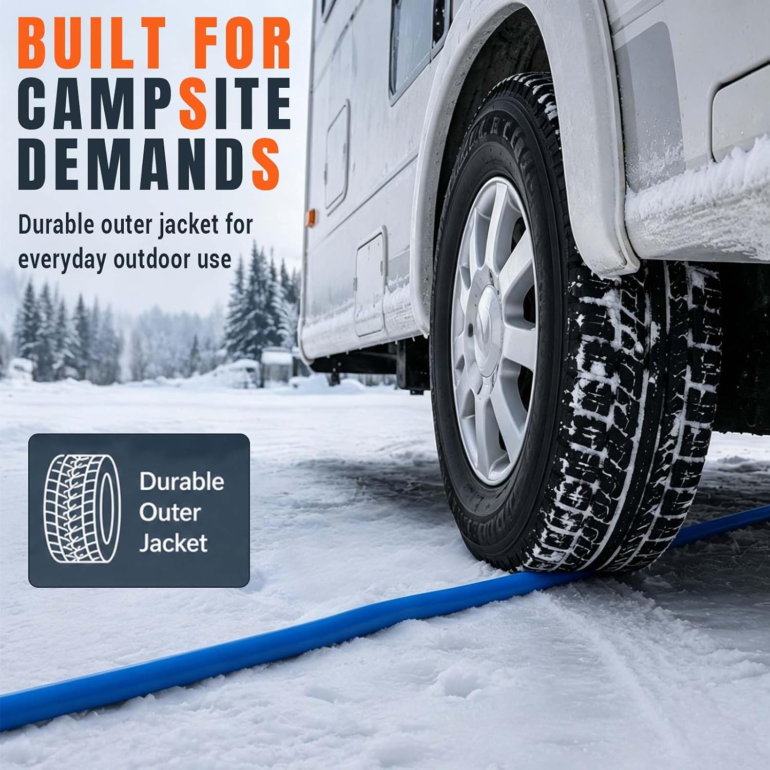 Thumbnail 6 de Scilulu 75FT Heated Water Hose for RV